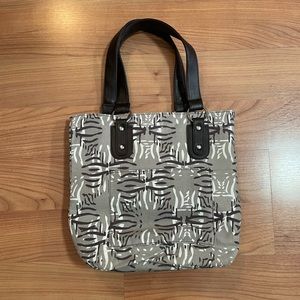 NWOT Brown and taupe lunch bag